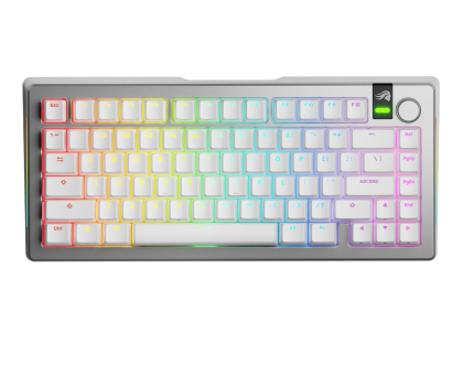Klawiatura bezprzewodowa Glorious GMMK 3 PRO 75% Wireless Silver - US